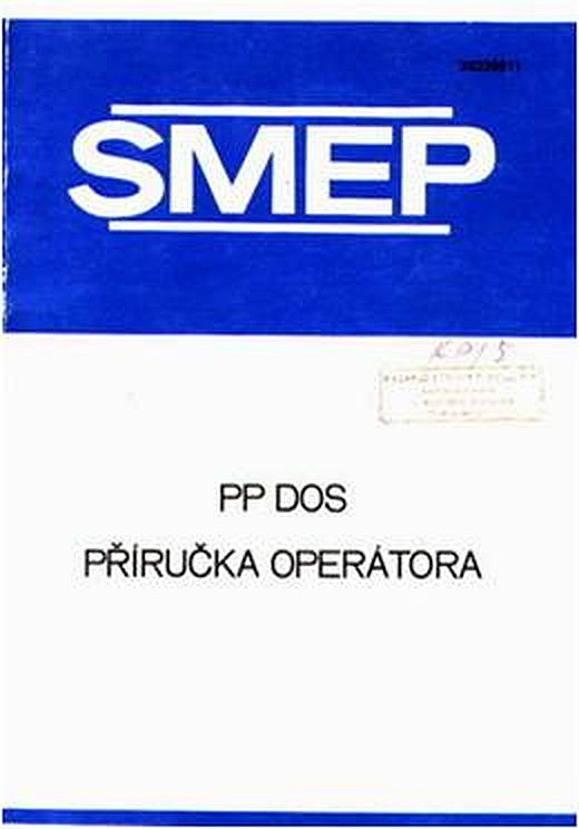 PP DOS - příručka operátora