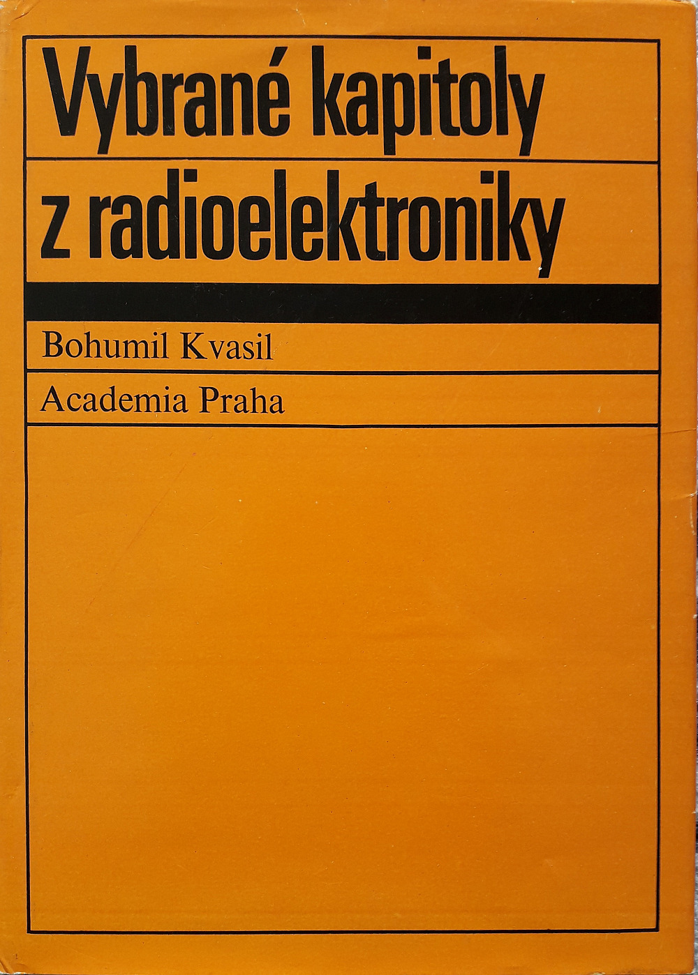 Vybrané kapitoly z radioelektroniky