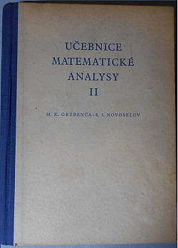 Učebnice matematické analysy II.