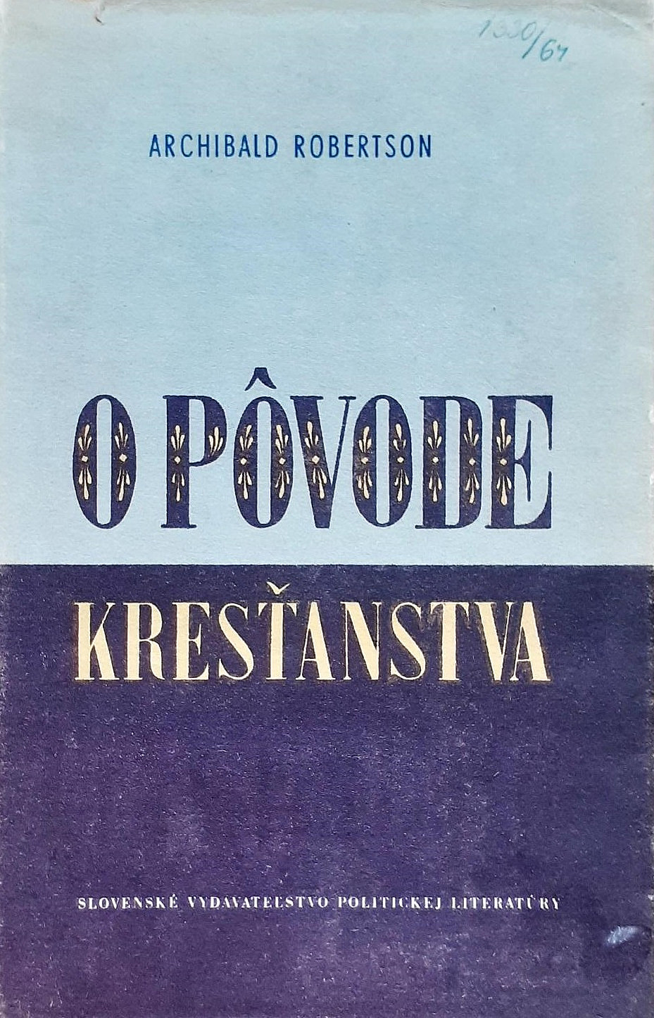 O pôvode kresťanstva