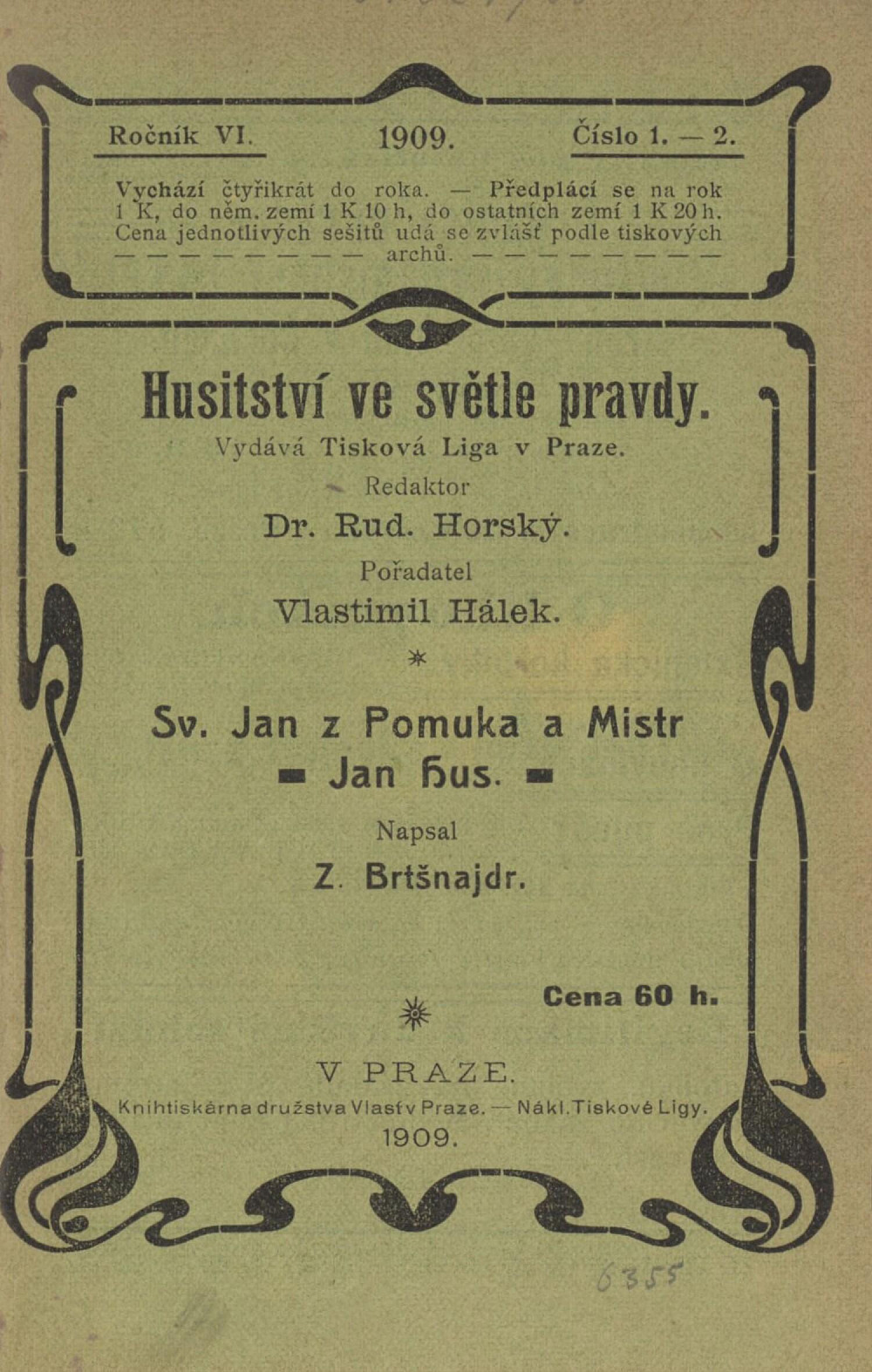 Sv. Jan z Pomuka a Mistr Jan Hus