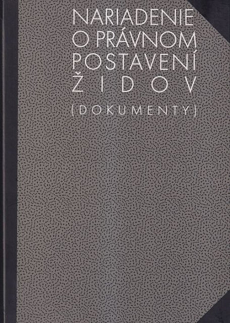 Nariadenie o právnom postavení Židov (dokumenty)