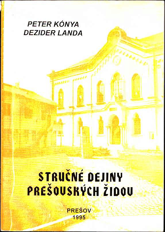 Stručné dejiny prešovských Židov