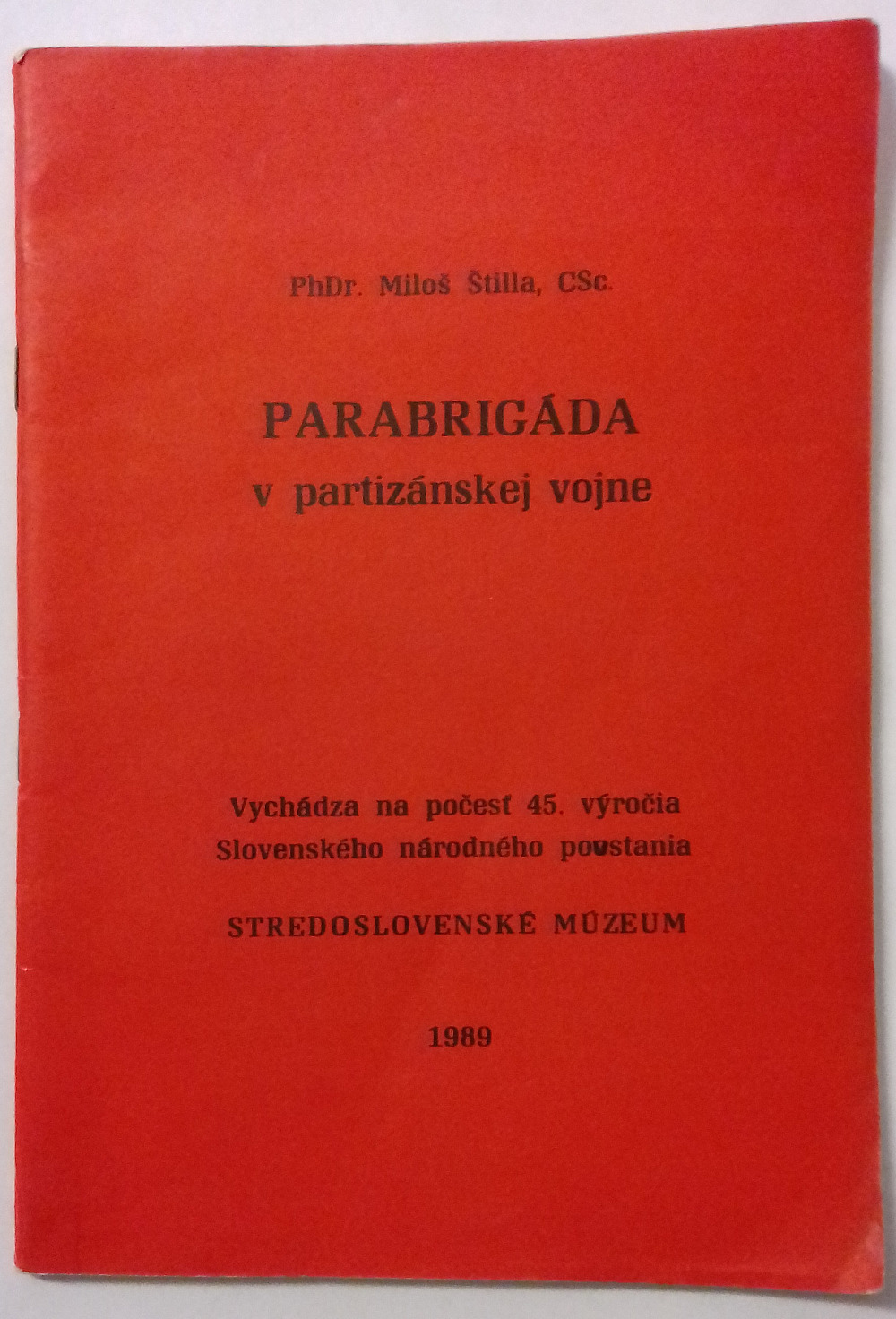 Parabrigáda v partizánskej vojne