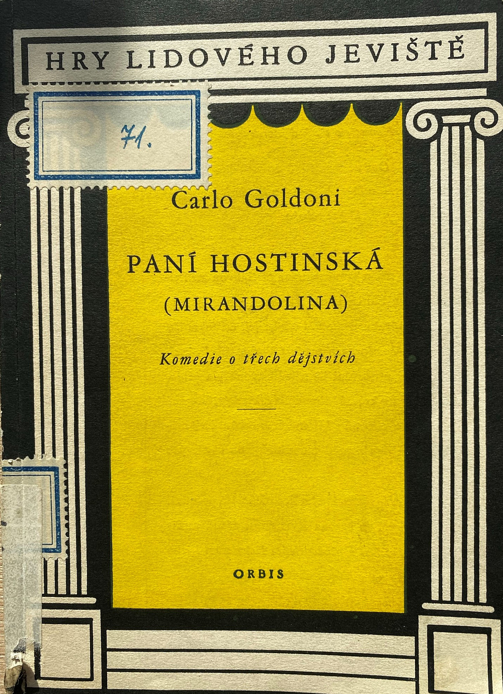 Paní hostinská (Mirandolina)