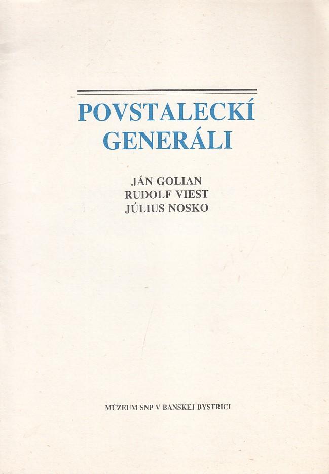 Povstaleckí generáli