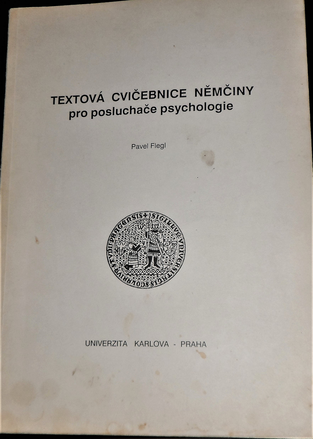 Textová cvičebnice němčiny pro posluchače psychologie