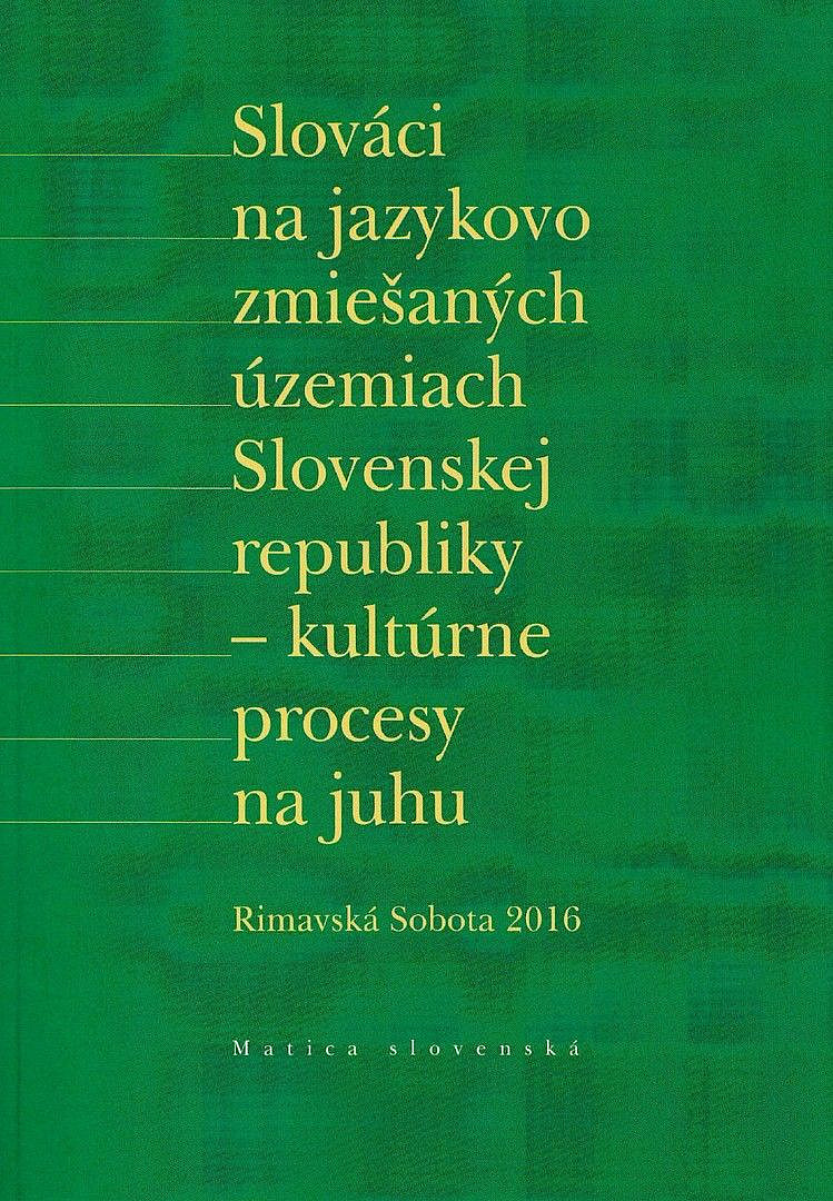 Slováci na jazykovo zmiešaných územiach Slovenskej republiky