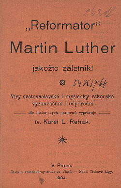 Reformator Martin Luther jakožto záletník!