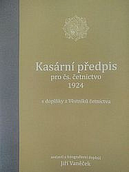 Kasární předpis pro čs. četnictvo 1924 s doplňky z Věstníků četnictva