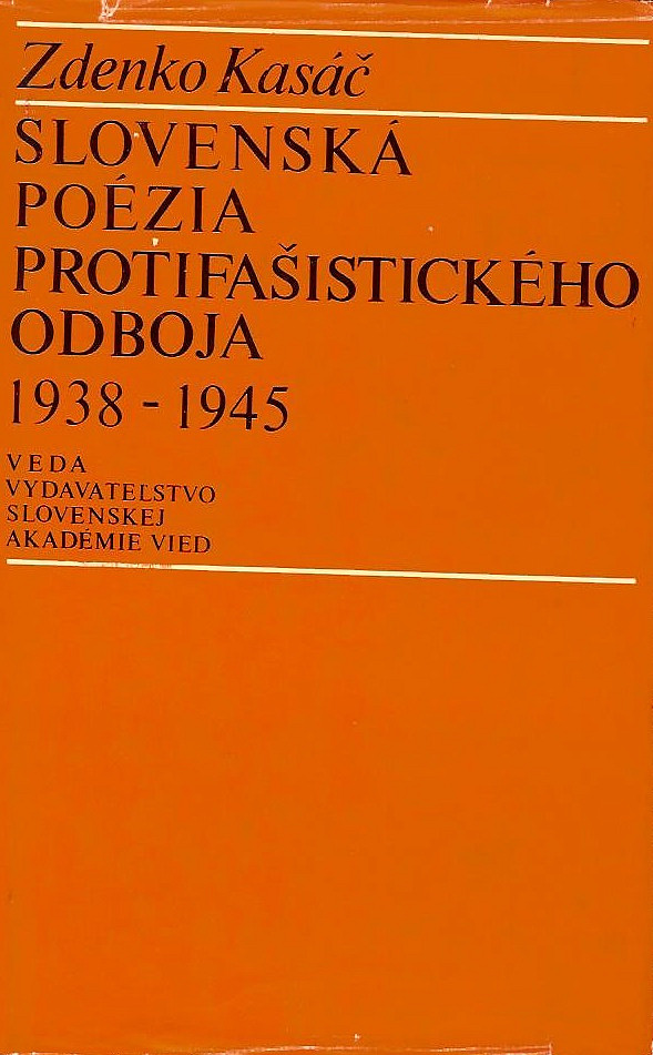 Slovenská poézia protifašistického odboja 1938-1945