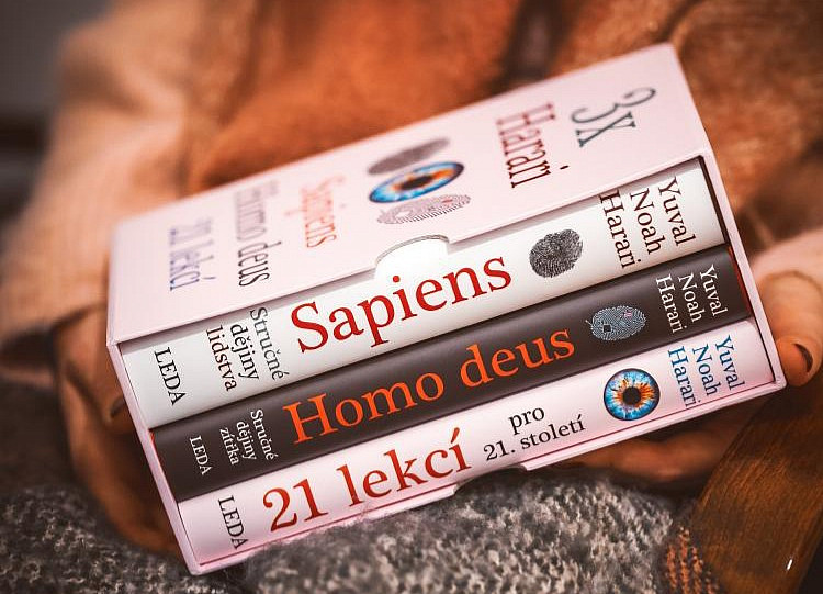 3x Harari v dárkovém boxu (Sapiens, Homo deus, 21 lekcí pro 21. století)