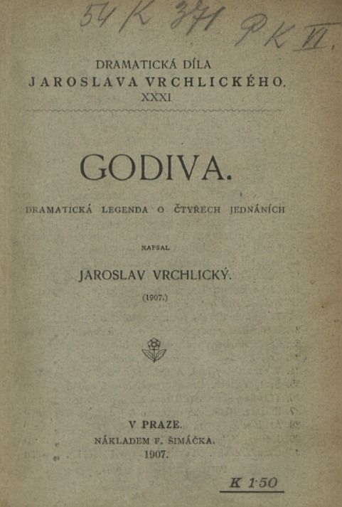 Godiva – dramatická legenda o čtyřech jednáních