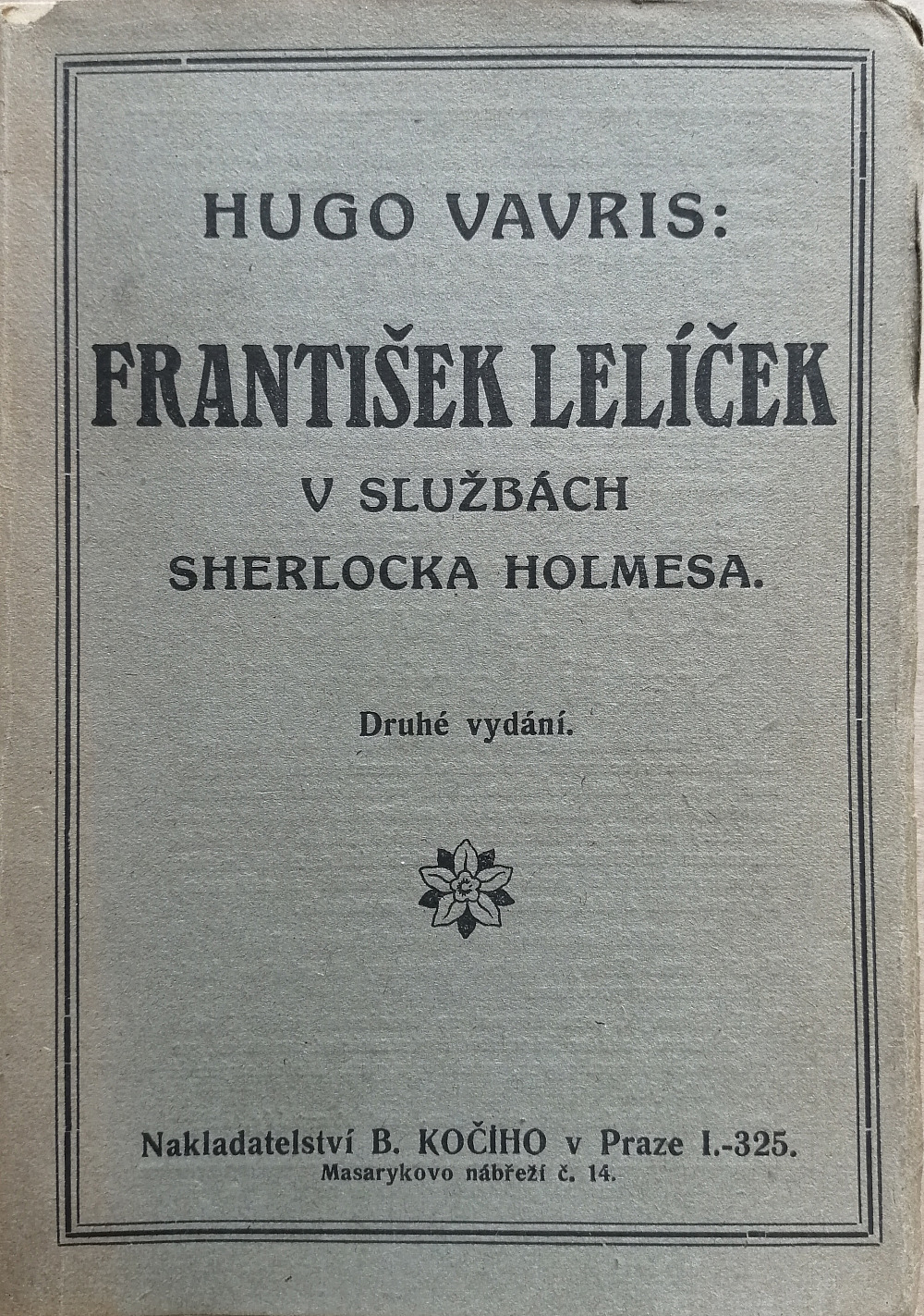 František Lelíček ve službách Sherlocka Holmese