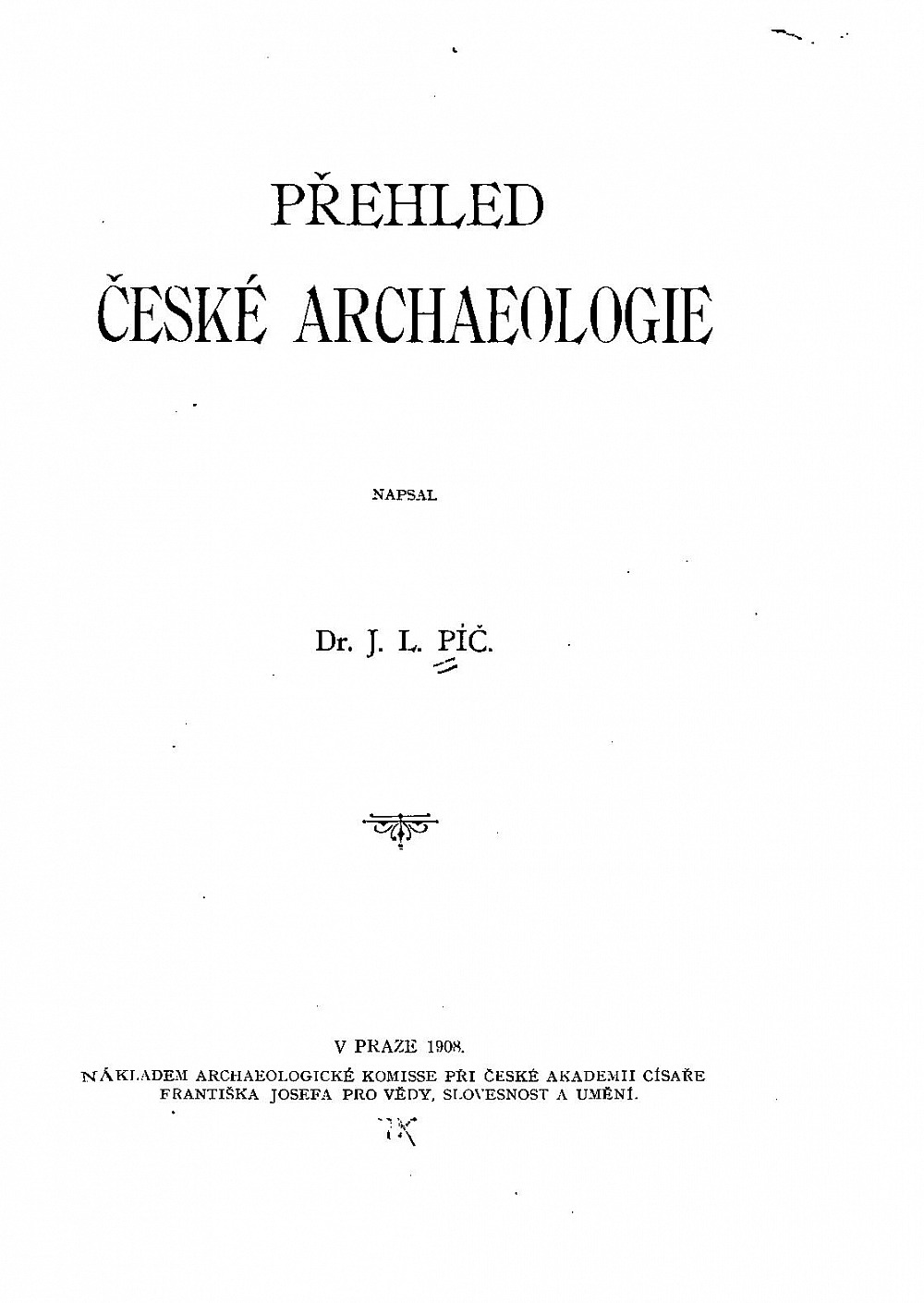 Přehled české archaeologie