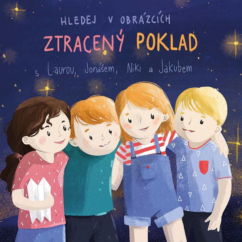 Ztracený poklad: hledej v obrázcích s Laurou, Jonášem, Niki a Jakubem