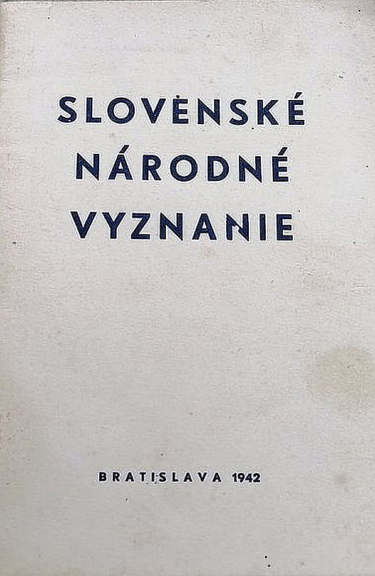 Slovenské národné vyznanie