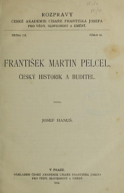 František Martin Pelcel, český historik a buditel