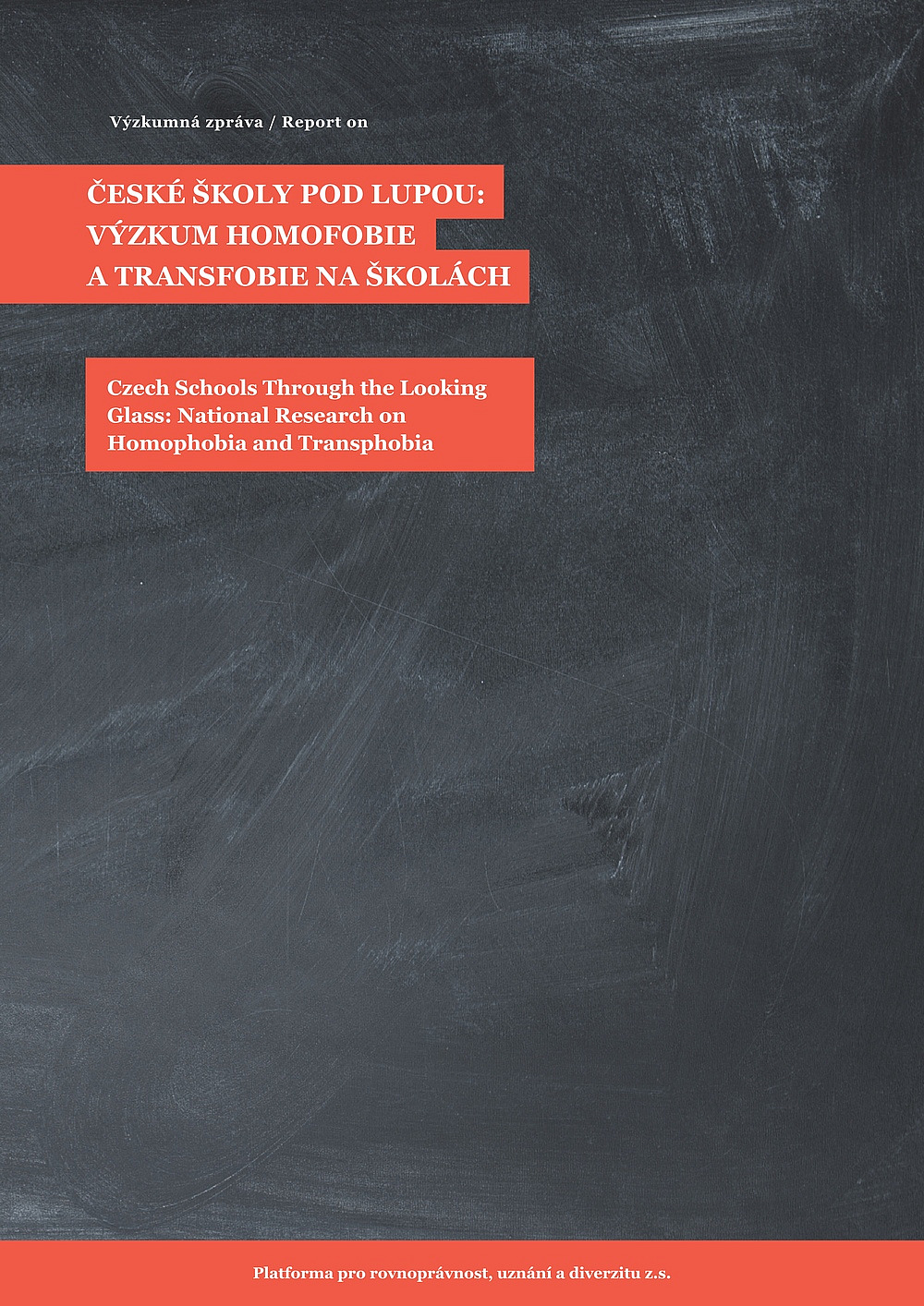 České školy pod lupou: Výzkum homofobie a transfobie na školách