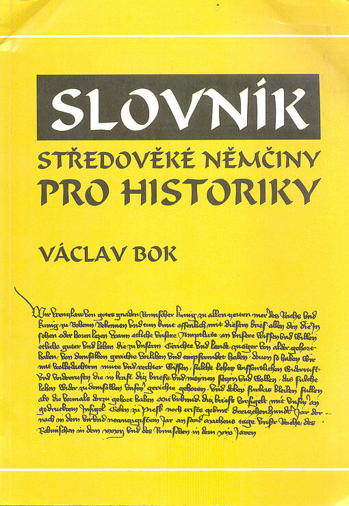 Slovník středověké němčiny pro historiky