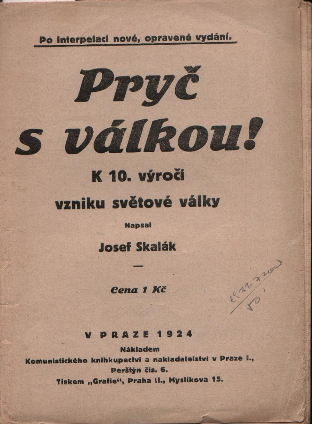 Pryč s válkou