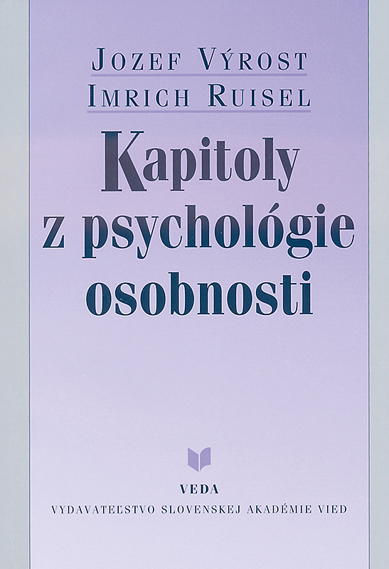 Kapitoly z psychológie osobnosti