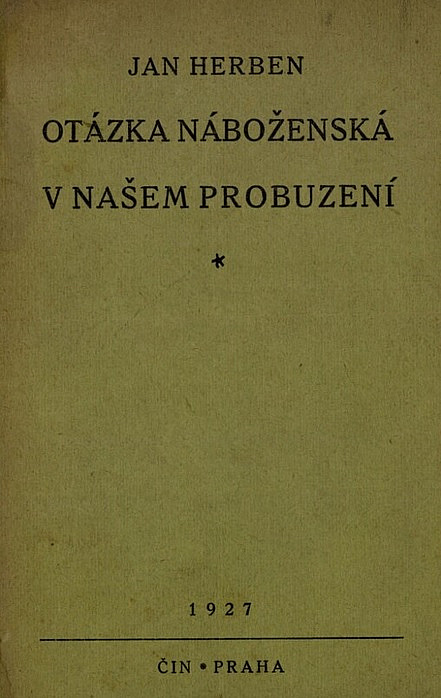 Otázka náboženská v našem probuzení