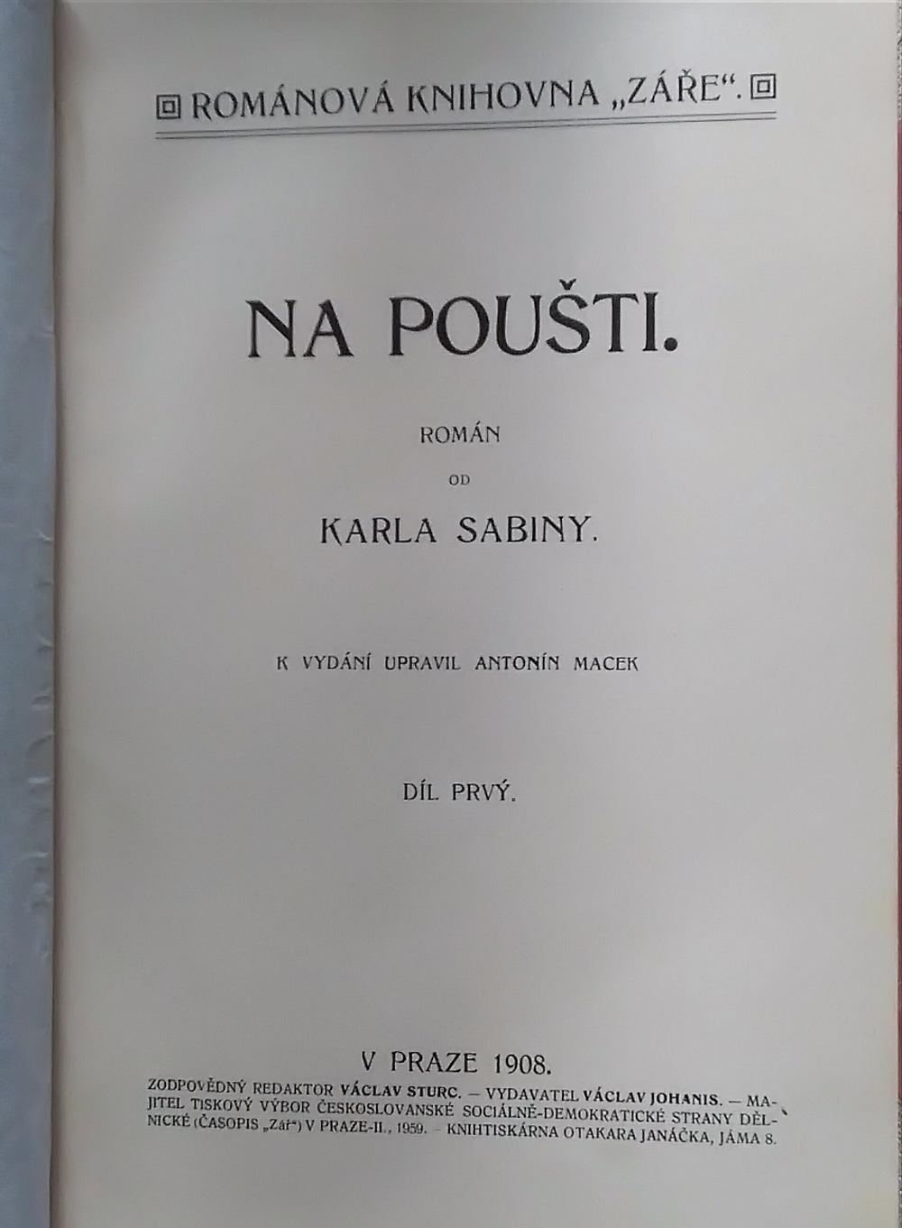 Na poušti I. - II.