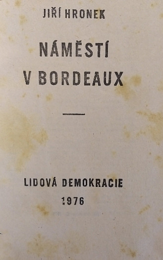 Náměstí v Bordeaux