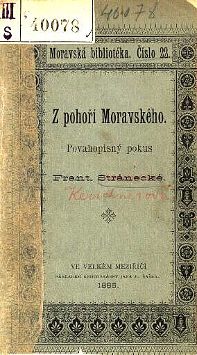 Z pohoří moravského