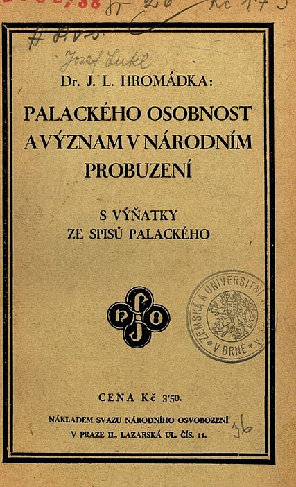 Palackého osobnost a význam v národním probuzení