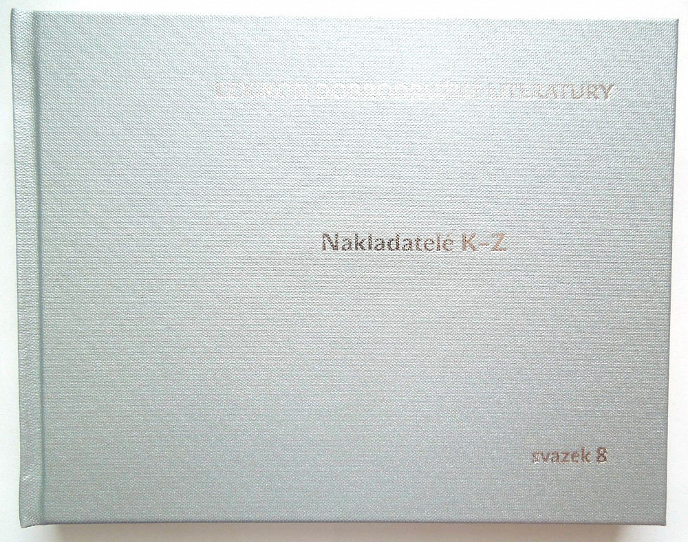 Lexikon dobrodružné literatury Svazek 8. Nakladatelé K-Z : sběratelské edice vydané do roku 1948