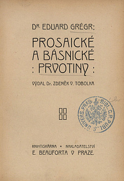 Prosaické a básnické prvotiny