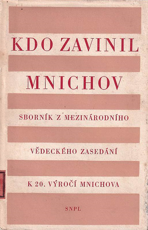 Kdo zavinil Mnichov