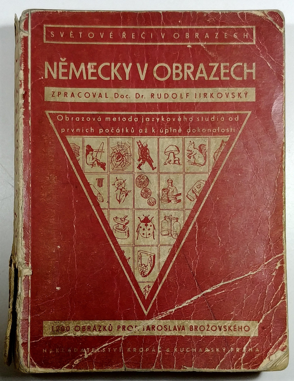 Německy v obrazech názorná učebnice s 1200 obrázky pro školy, kursy a samouky