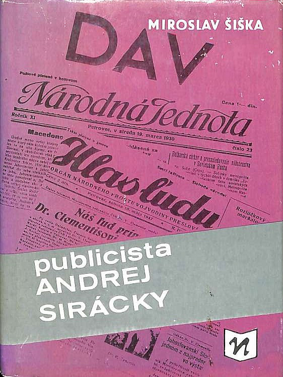 Publicista Andrej Sirácky