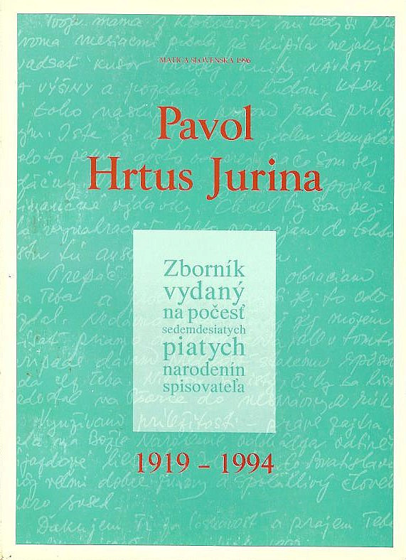 Pavol Hrtus Jurina 1919-1994