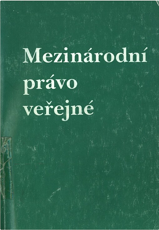 Mezinárodní právo veřejné: Obecná část