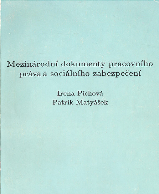 Mezinárodní dokumenty pracovního práva a sociálního zabezpečení