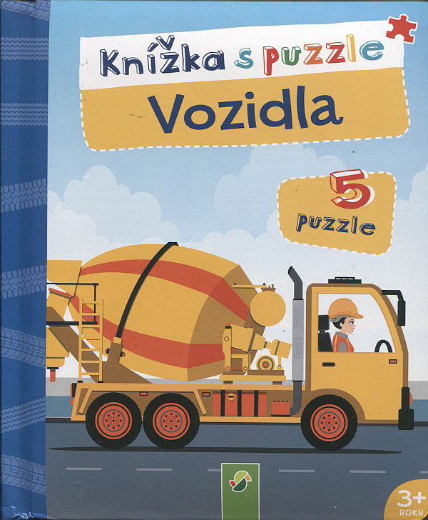 Vozidla - Knížka s puzzle