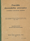 Pravidlá slovenského pravopisu s abecedným pravopisným slovníkom