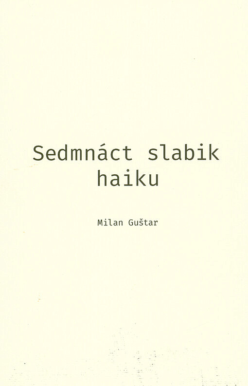 Sedmnáct slabik haiku