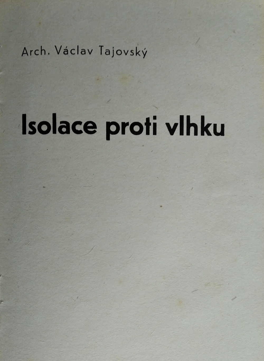 Isolace proti vlhku