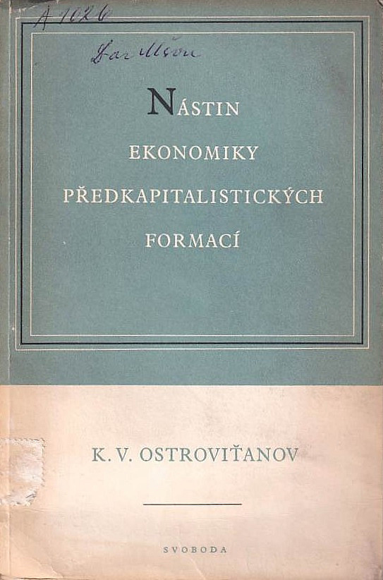 Nástin ekonomiky předkapitalistických formací