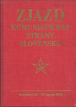 Zjazd Komunistickej strany Slovenska: 25. - 27. marca 1976