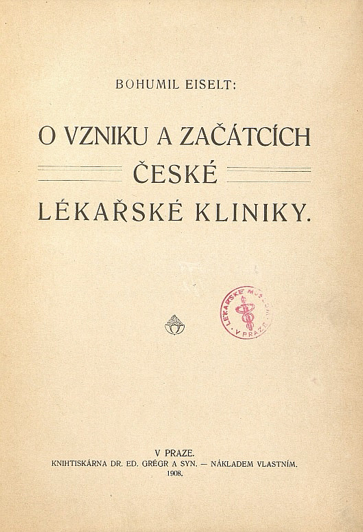 O vzniku a začátcích české lékařské kliniky