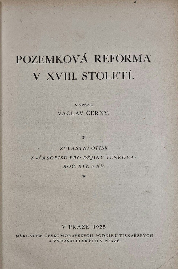 Pozemková reforma v XVIII. století