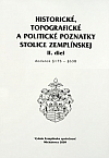 Historické, topografické a politické poznatky stolice Zemplínskej II. diel (dodatok § 175 - § 638)