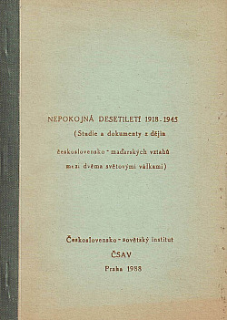 Nepokojná desetiletí 1918-1945