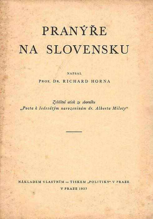 Pranýře na Slovensku